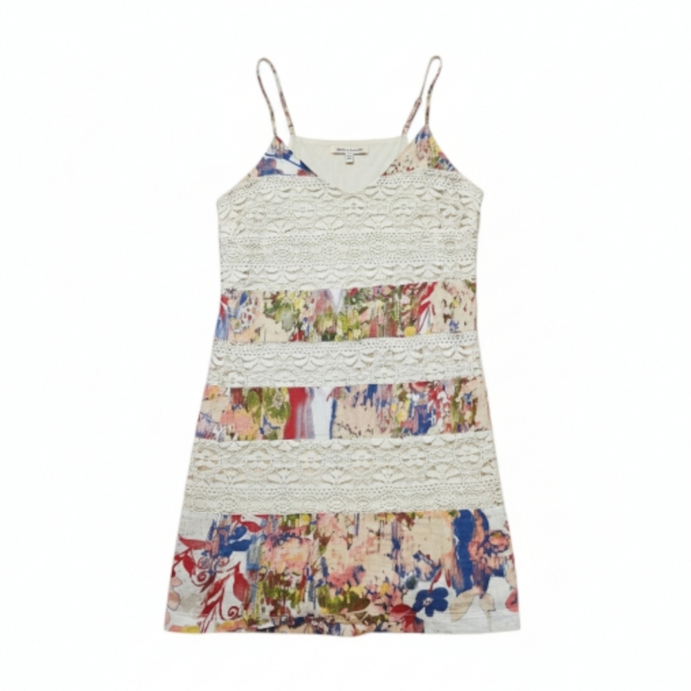 Jealous Tomato | Multicolored Lace Dress | Size Small